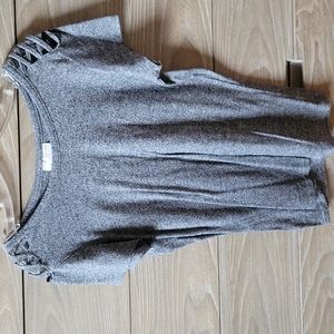 Soft top with cut outs on arms